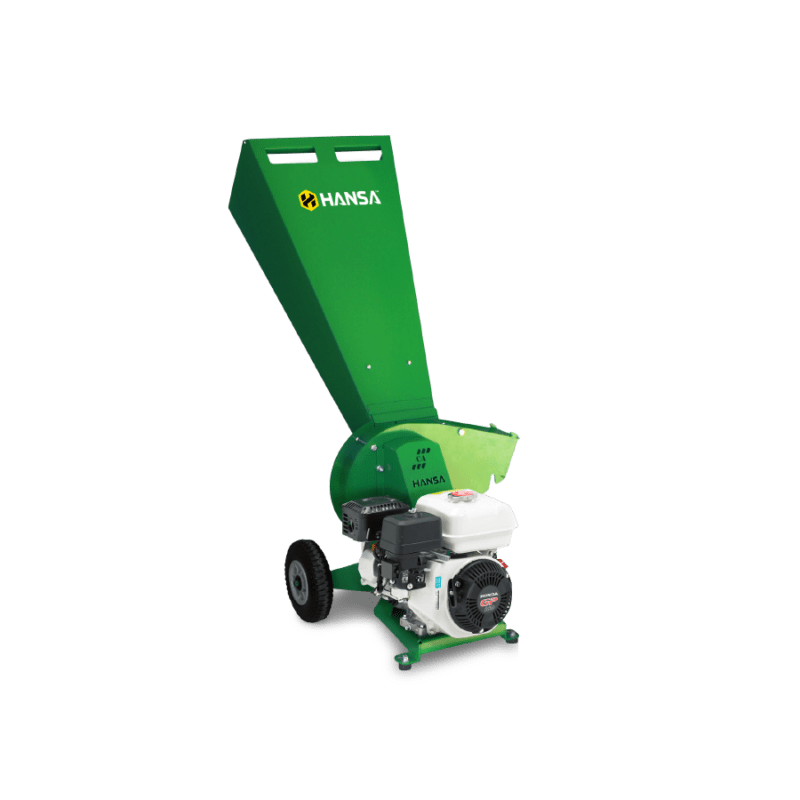 Green Hansa C4 chipper on a transparent background