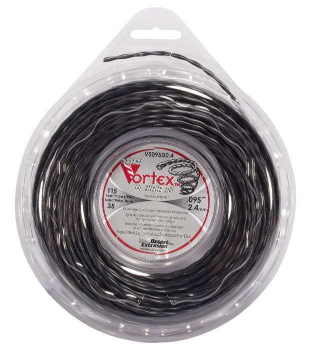 Vortex Linetrimmer nylon with a twist, 35 meters or .095 or 2.4mm