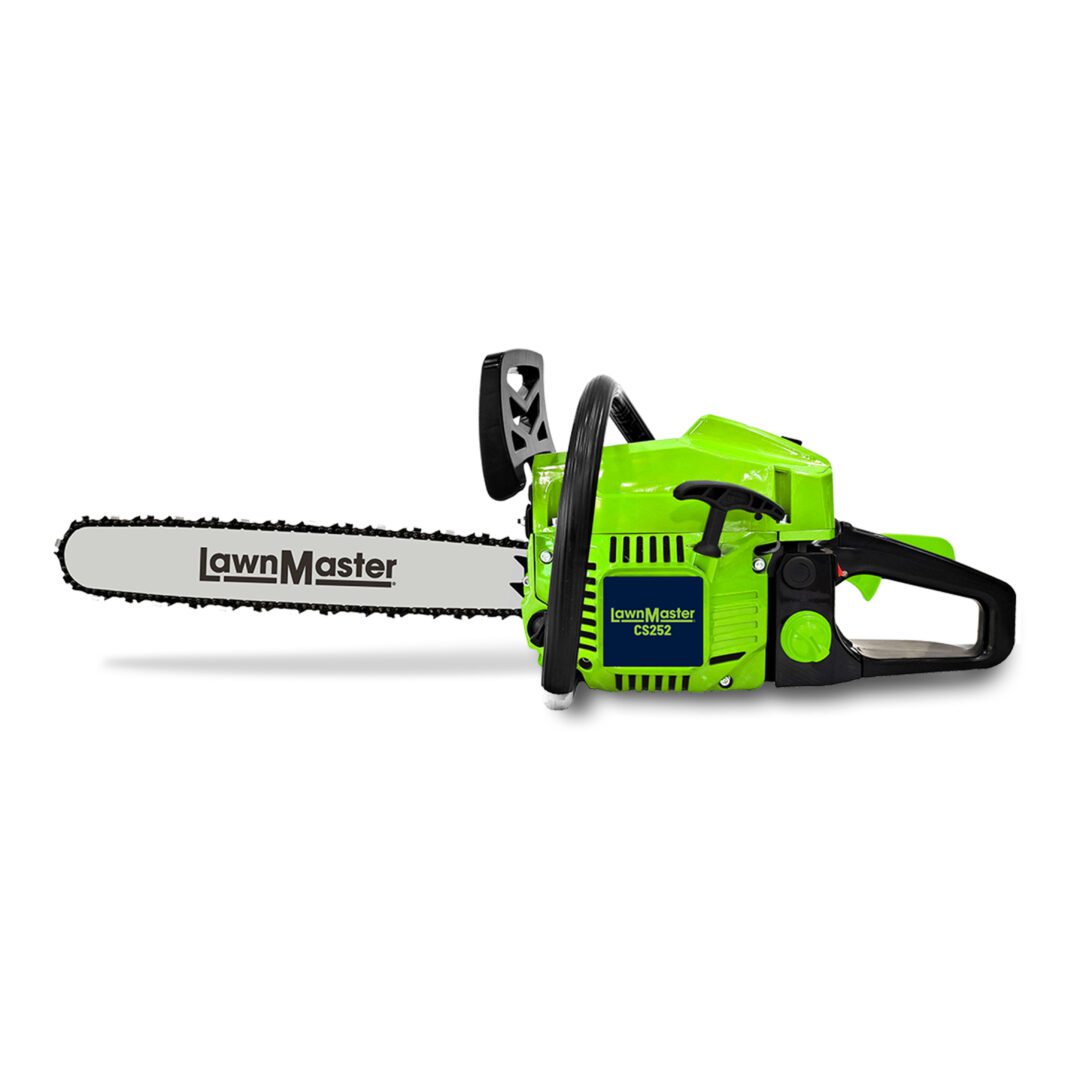 Lawnmaster 20" chainsaw side view