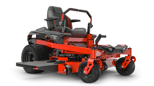 Franick Outdoor Power Equipment Specialists show a Gravely ZTX52 zero-turn lawn mower on a clear background