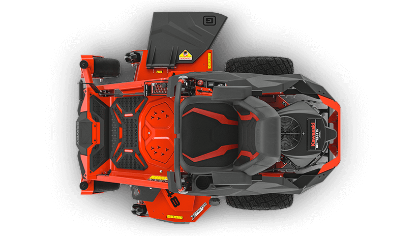 Gravely ZTXL48 aerial view