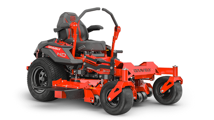 Grvaely Zero-Turn mower ZTHD 44 on blank backgroun