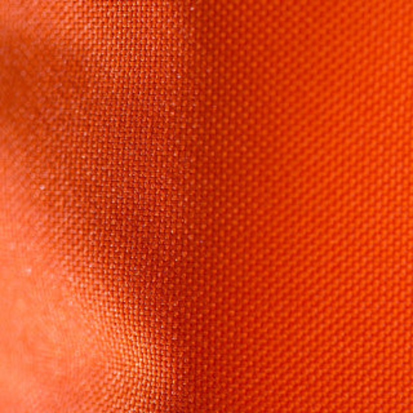 Close-up of orange fabric texture