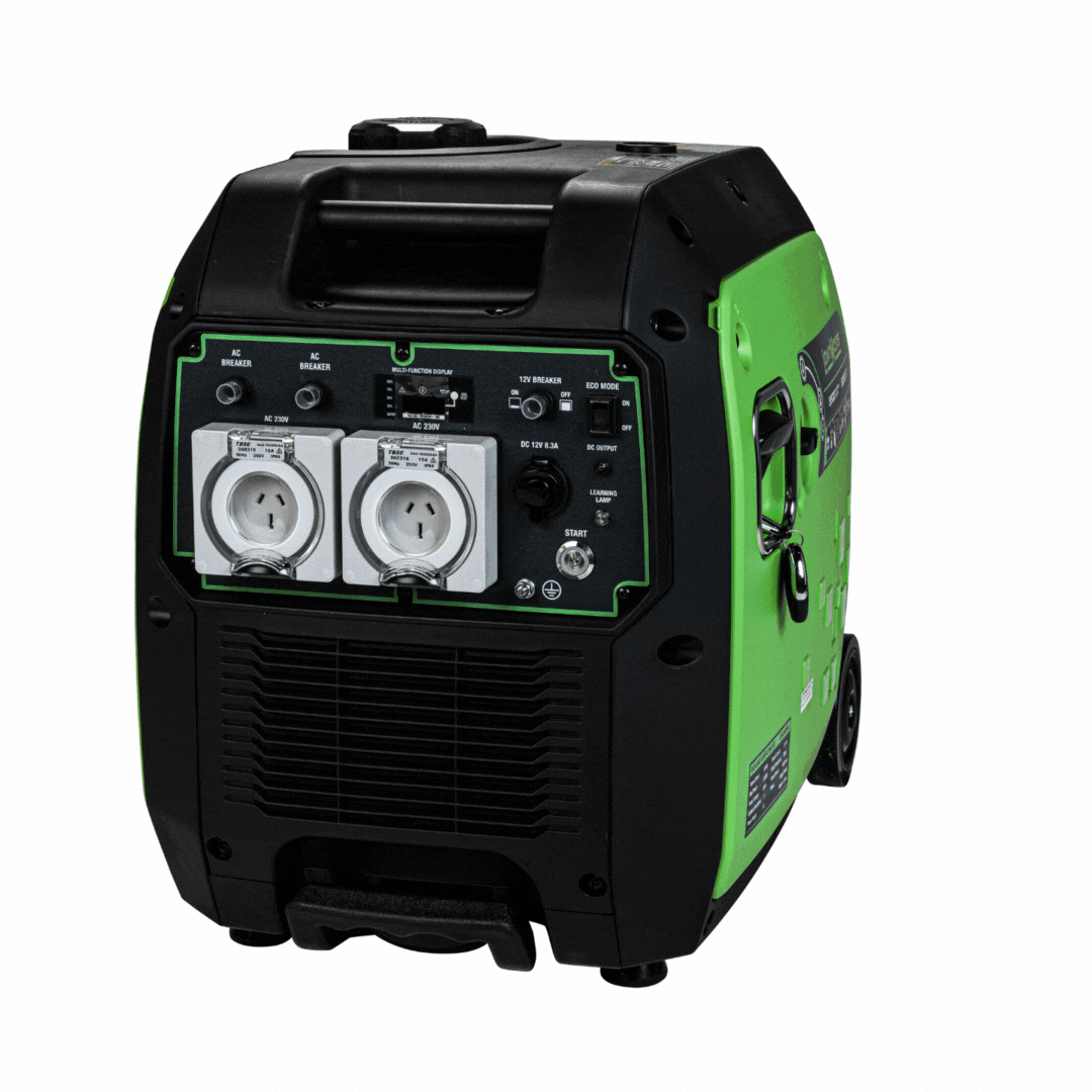 rotating image of a lawnmaster generator
