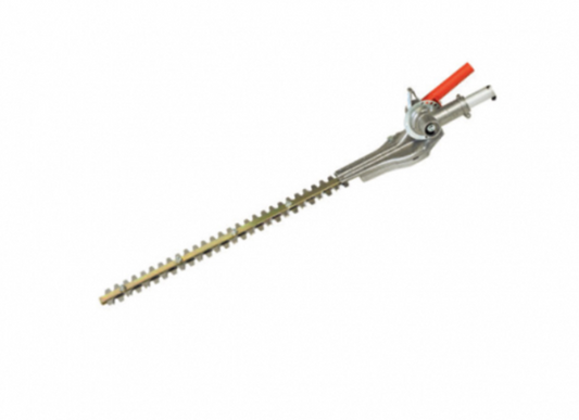 Oleo-Mac Hedge trimmer attachment on a white background