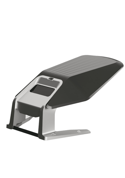 A garage for the robotic lawnmower sold at Franick