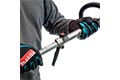 Person using a Makita multi-tool with a close-up on the tool